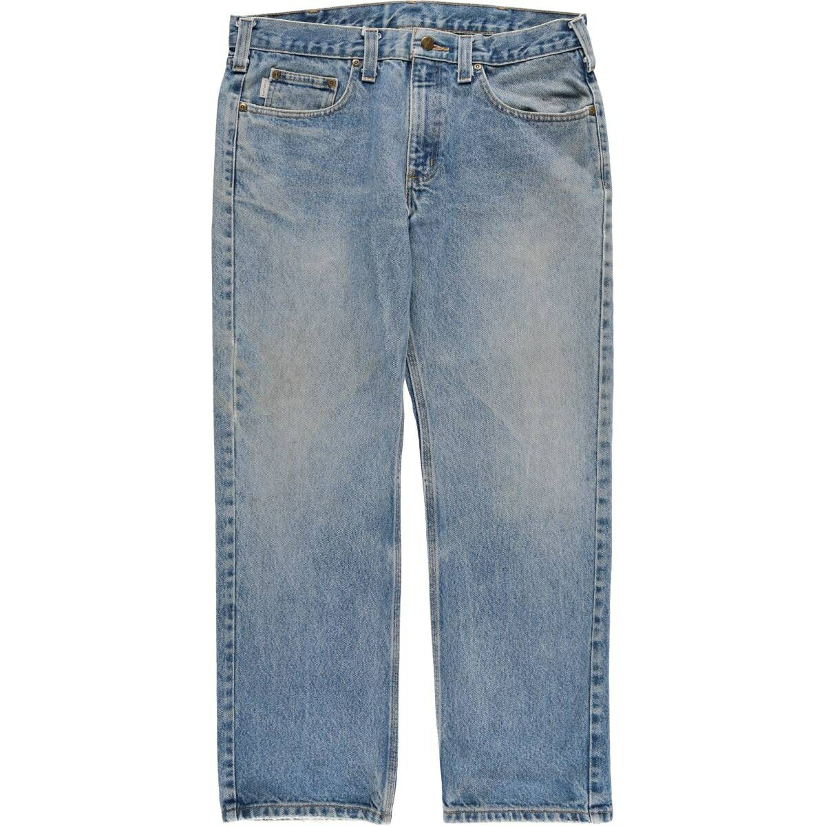 Rakuten - 古着 カーハート Carhartt Traditional FIT ストレートデニムパンツ メンズw34相当 /eaa575107 【中古】 【251005】 【SS2603_10】 ブルー系 春夏秋冬