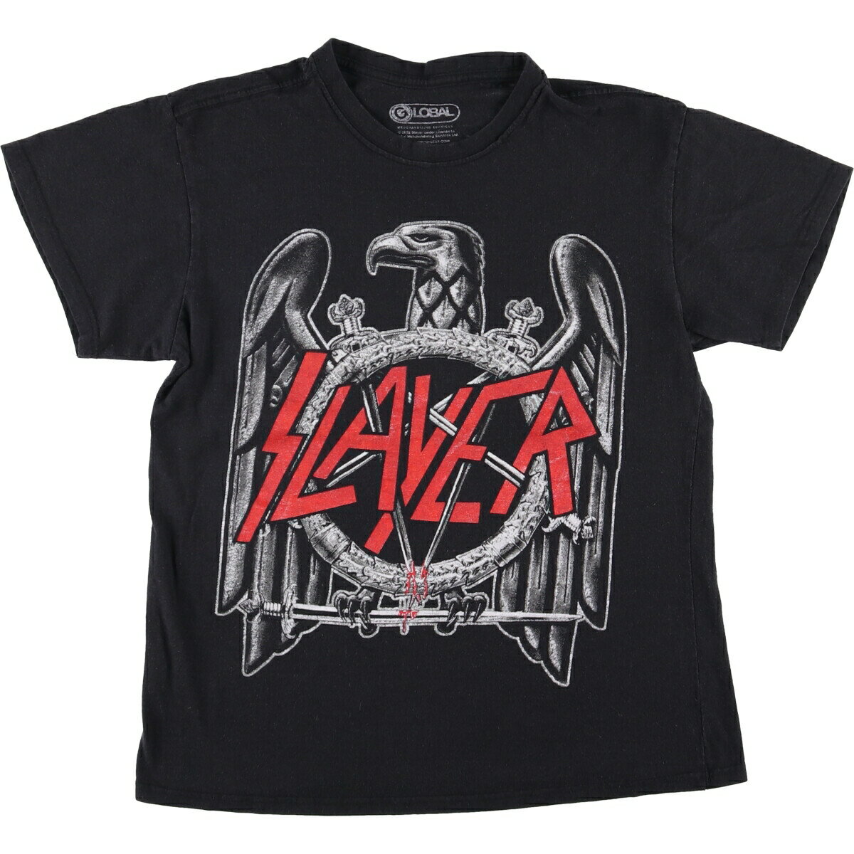 古着 GLOBAL SLAYER スレイヤー バンドTシャツ バンT メンズL相当 /eaa575402 【中古】 【250823】