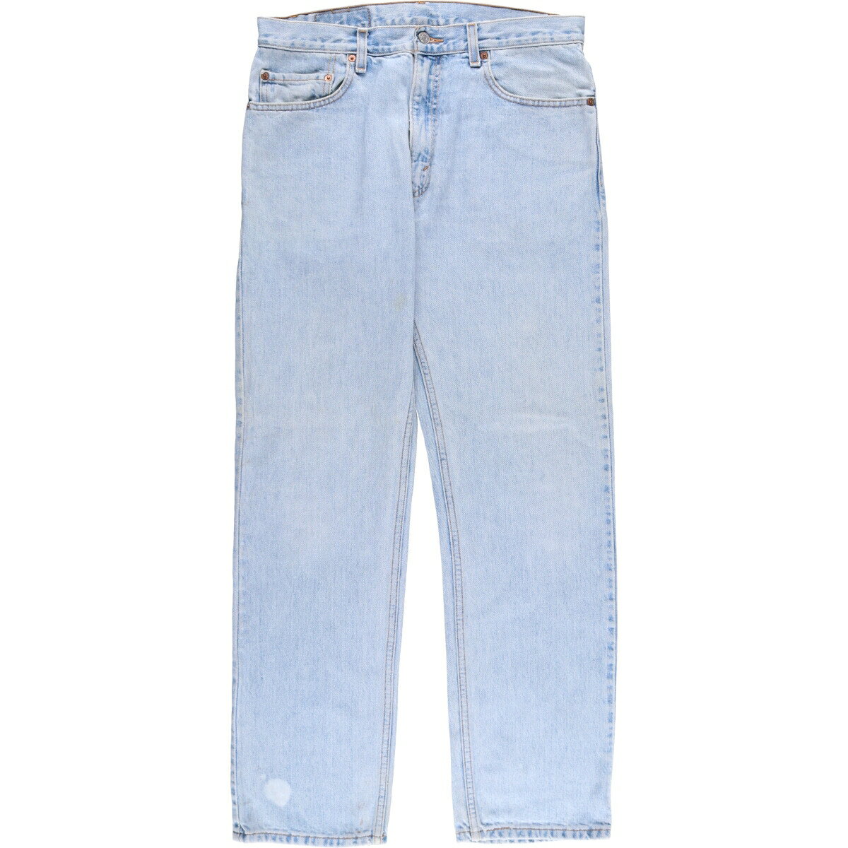 商品詳細 ブランド・Levi's・リーバイス・ 特徴・ジッパーフライ・ヴィンテージ・ モデル/形状・505 REGULAR FIT STRAIGHT LEG・テーパードデニムパンツ・ 素材・コットン:100%・ 色・ブルー系 青色・ 柄・無...