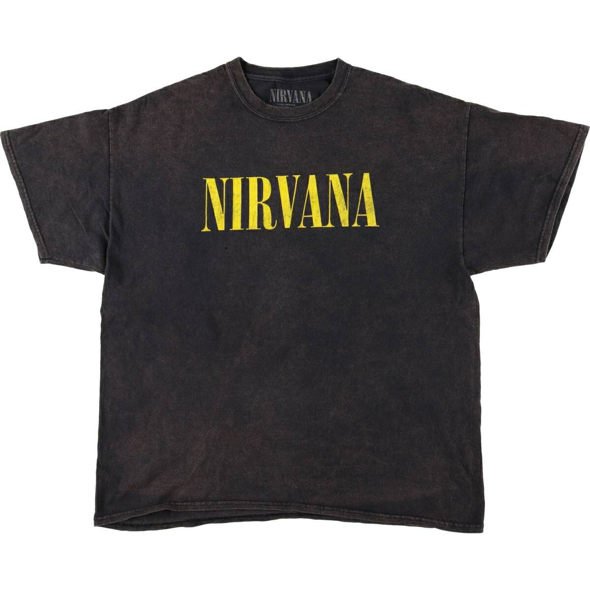 古着 NIRVANA ニルヴァーナ バンドTシャツ バンT メンズL相当 /eaa575608 【中古】 【250812】 ブラック系 春夏秋