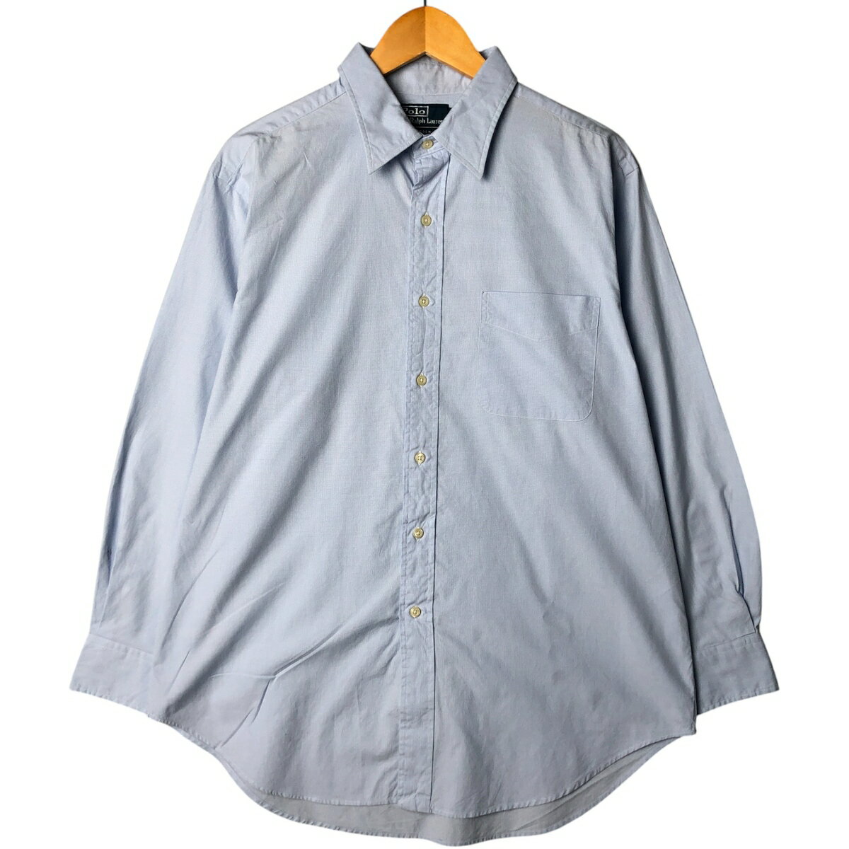乐天商城 - 古着 ラルフローレン Ralph Lauren ANDREW CLASSIC FIT 千鳥格子柄 長袖 コットンチェックシャツ メンズL相当 /eaa575640 【中古】 【250821】 【SS2606_10】