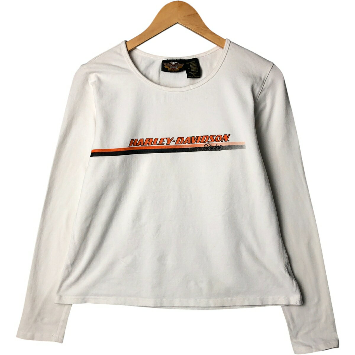 樂天商城 - 古着 ハーレーダビッドソン Harley-Davidson ロングTシャツ ロンT USA製 レディースXL相当 /eaa575661 【中古】 【250816】 【Elulu/エルル】 【SS2603_10】
