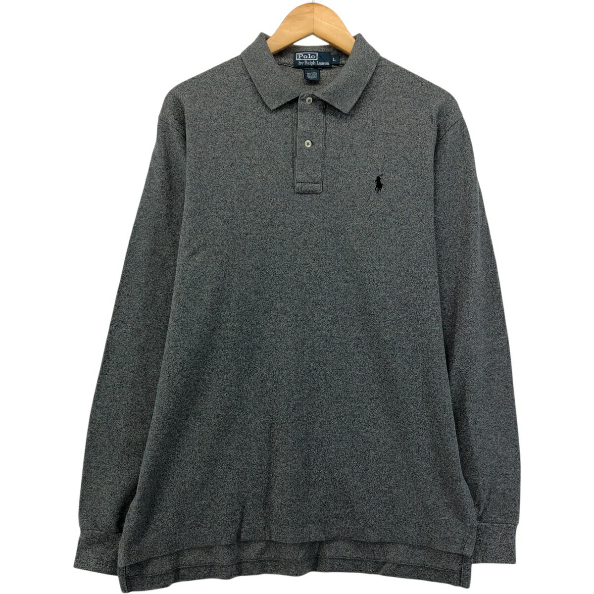 樂天商城 - 古着 ラルフローレン Ralph Lauren POLO by Ralph Lauren 長袖 ポロシャツ メンズL相当 /eaa575736 【中古】 【250822】 【SS2603_10】
