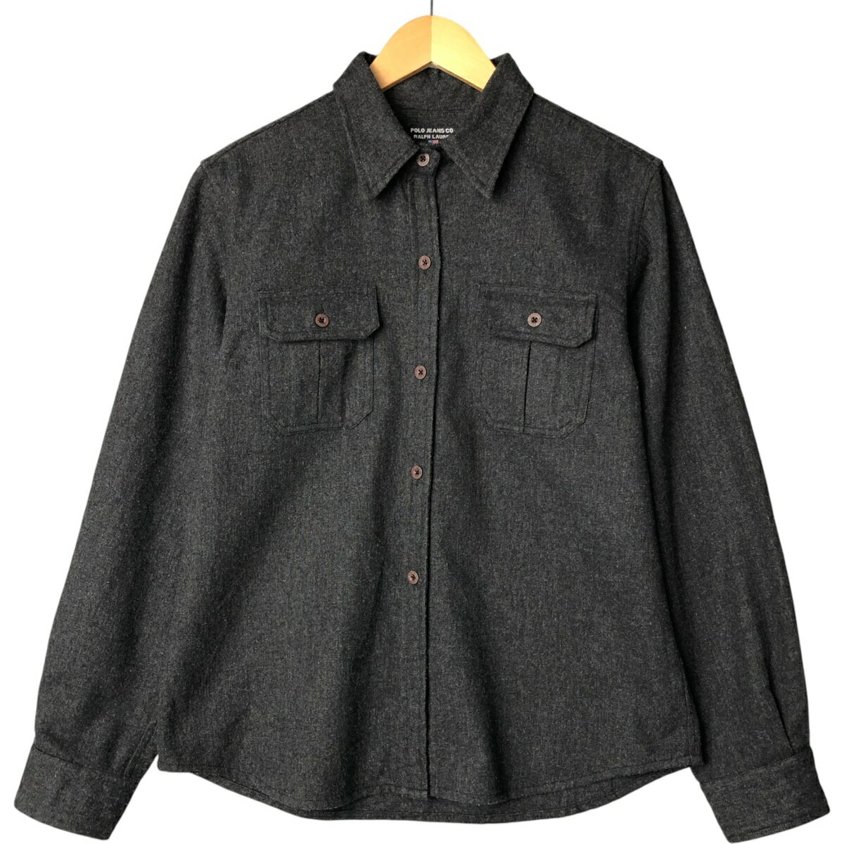 ���� 00'S ���ե������ Ralph Lauren POLO JEANS COMPANY Ĺµ �ݥꥷ��� ��ǥ�����M���� /eaa575951 �����...