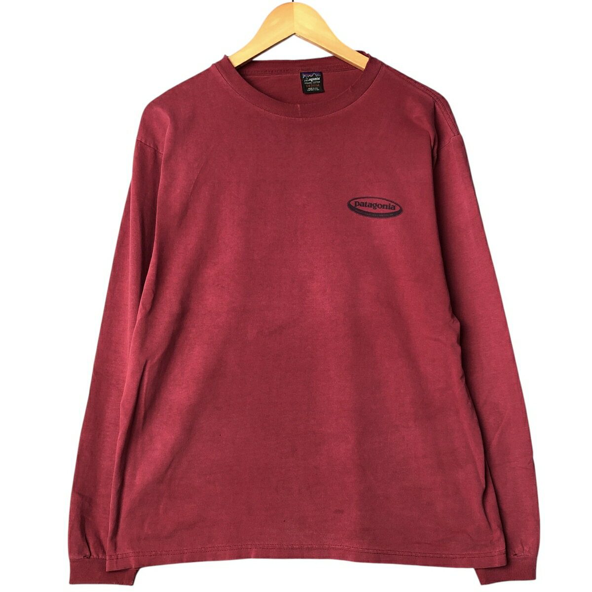 古着 90'S パタゴニア Patagonia ORGANIC COTTON ロングTシャツ ロンT USA製 メンズM相当 ヴィンテージ /eaa576131 【中古】 【250822】 【ss2601_10】