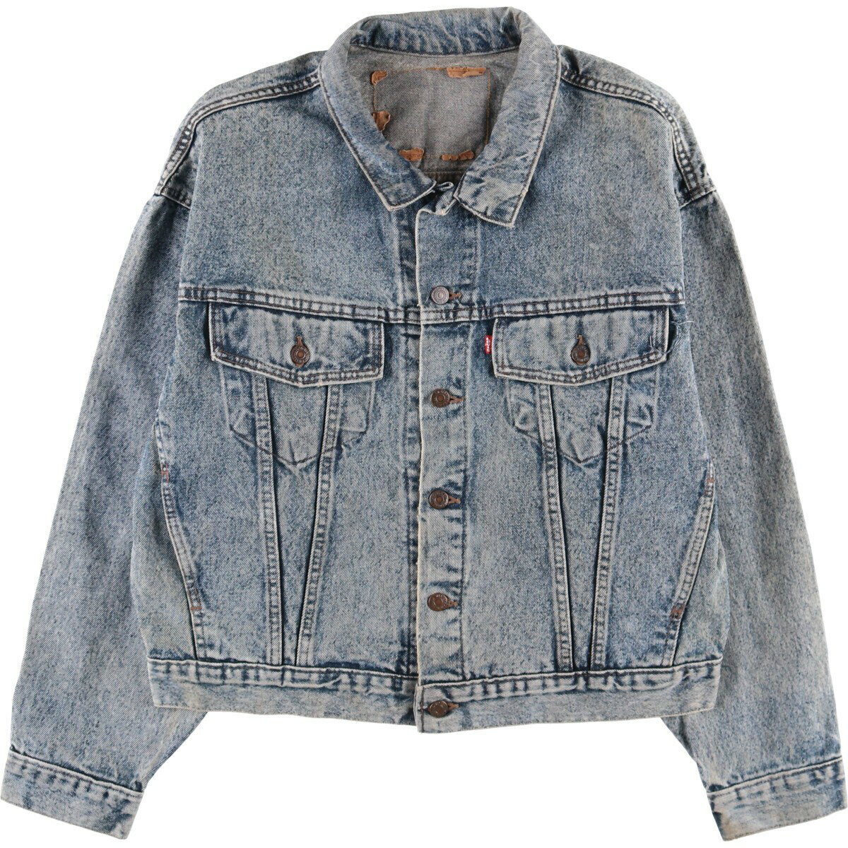 古着 90'S リーバイス Levi's デニムジャケット Gジャン USA製 メンズXL相当 ヴィンテージ /eaa576190 【中古】 【250822】 【SS2603_10】 ブルー系 春秋冬