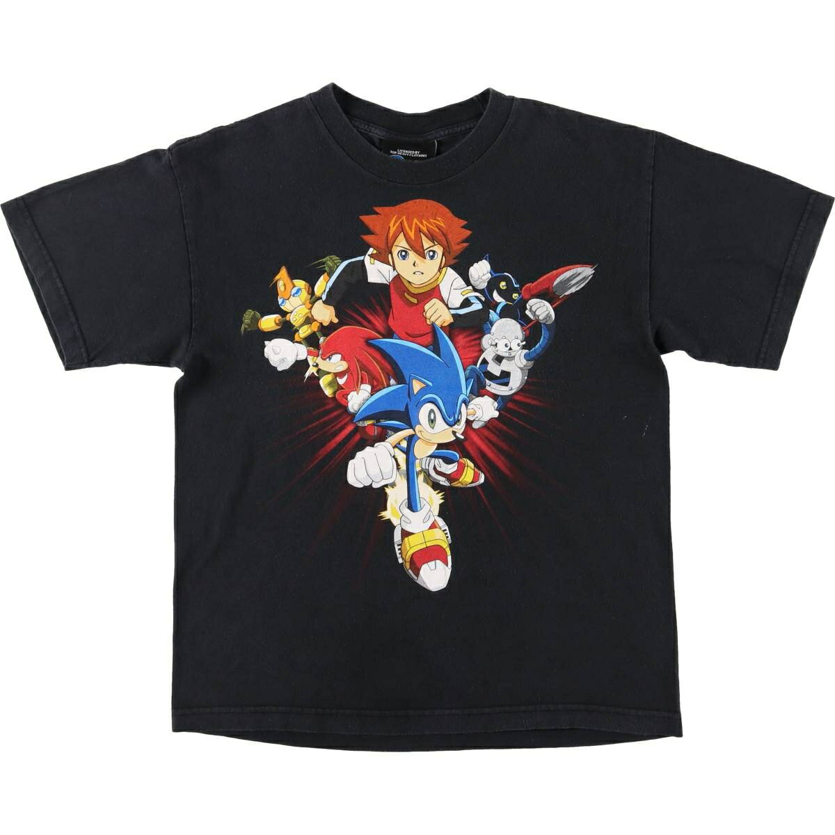 古着 SONIC X ソニックX キャラクタープリントTシャツ メンズXL相当 /eaa576277 【中古】 【250822】 【GR-2508】