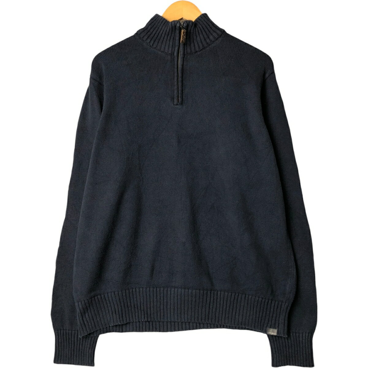 古着 エディーバウアー Eddie Bauer コットンニットハーフジップセーター メンズL相当 /eaa576307 【中古】 【250818】 【SS2606_30