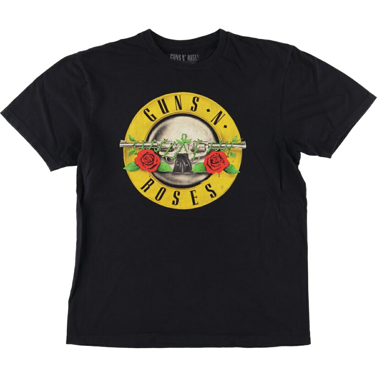 Rakuten - 古着 GUNS N' ROSES ガンズアンドローゼズ ドクロ柄 スカル柄 バンドTシャツ バンT メンズM相当 /eaa576437 【中古】 【250821】