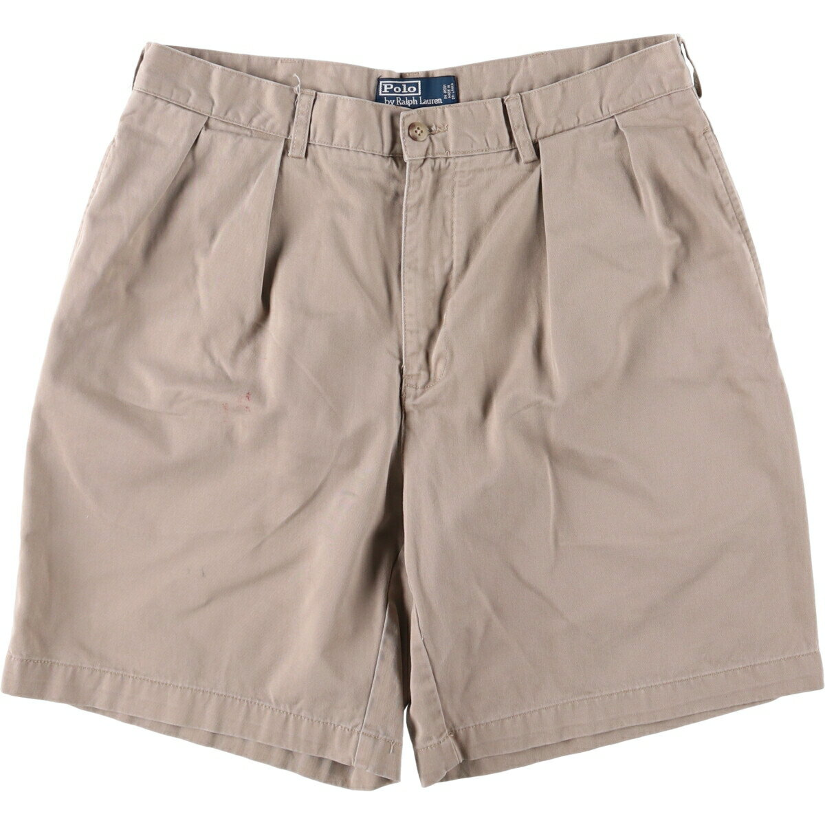 古着 ラルフローレン Ralph Lauren POLO by Ralph Lauren TYLER SHORT ツータック チノショーツ ショートパンツ メンズw33相当 /eaa576506 【中古】 【250818】 ベージュ系 春夏秋