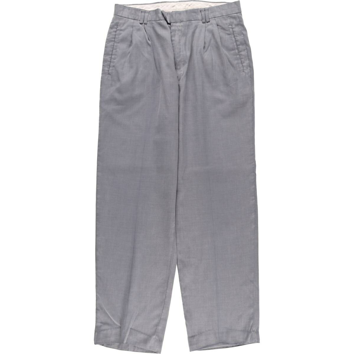 Rakuten - 古着 ジョルジオフェラーロ GIORGIO FERRARO ツータック スラックスパンツ メンズw33相当 /eaa576591 【中古】 【250824】 【SS2603_10】