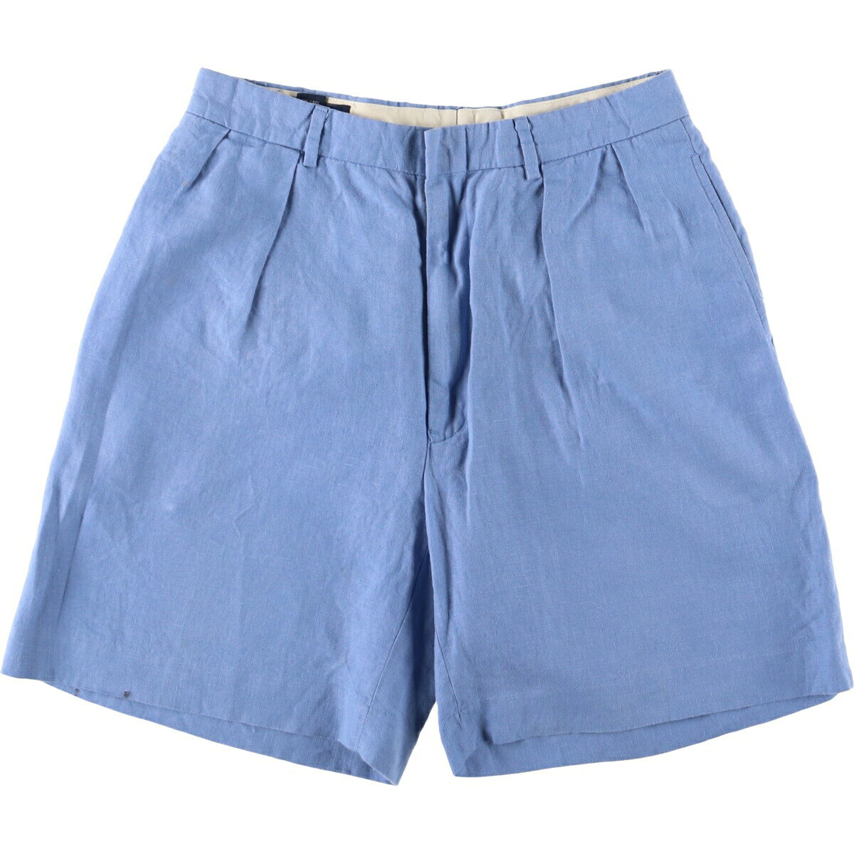 古着 ラルフローレン Ralph Lauren POLO by Ralph Lauren ツータック リネンショーツ ショートパンツ メンズw32相当 /eaa576628 【中古】 【250818】