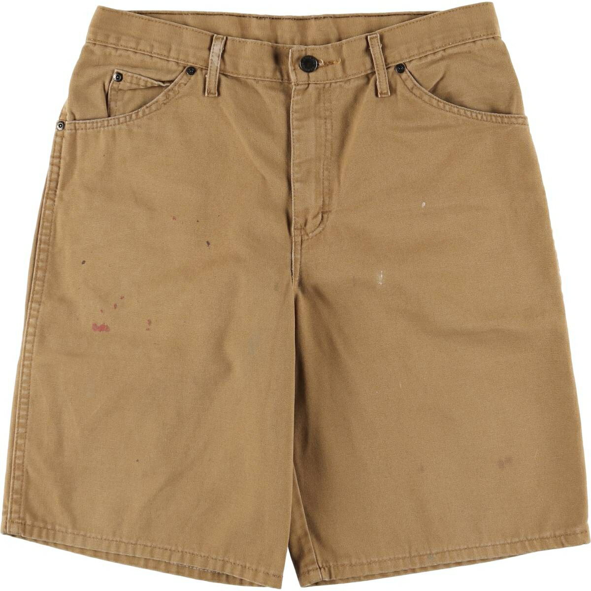 古着 ディッキーズ Dickies ダック地 ワークショーツ ハーフパンツ メンズw33相当 /eaa576684 【中古】 【250819】 ブラウン系 春夏秋