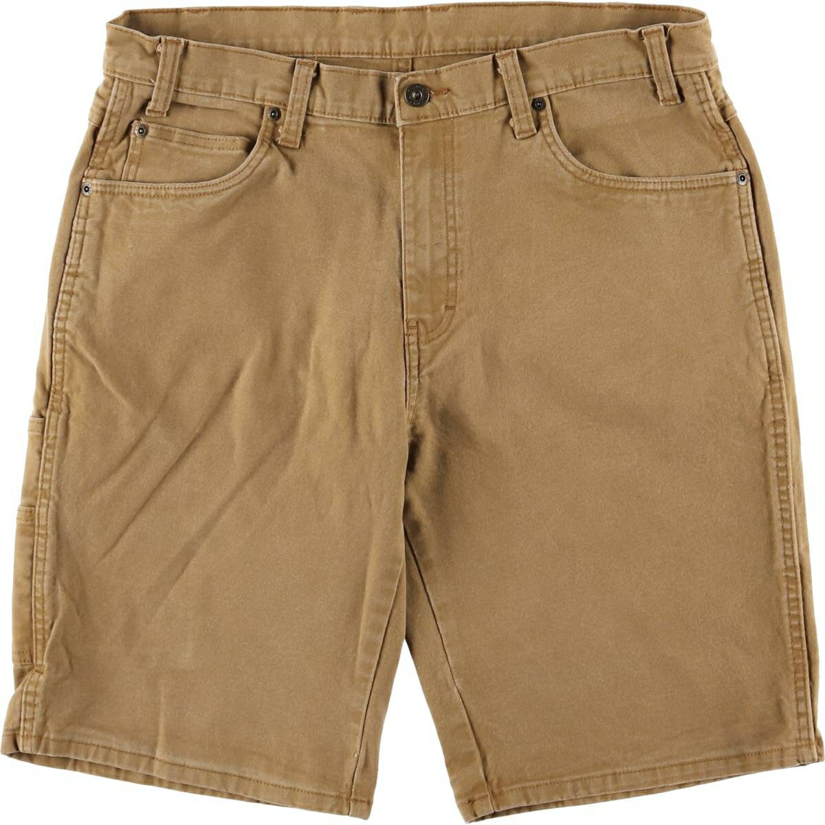 古着 ディッキーズ Dickies ダック地 ワークショーツ ハーフパンツ メンズw35相当 /eaa576685 【中古】 【250819】 ブラウン系 春夏秋