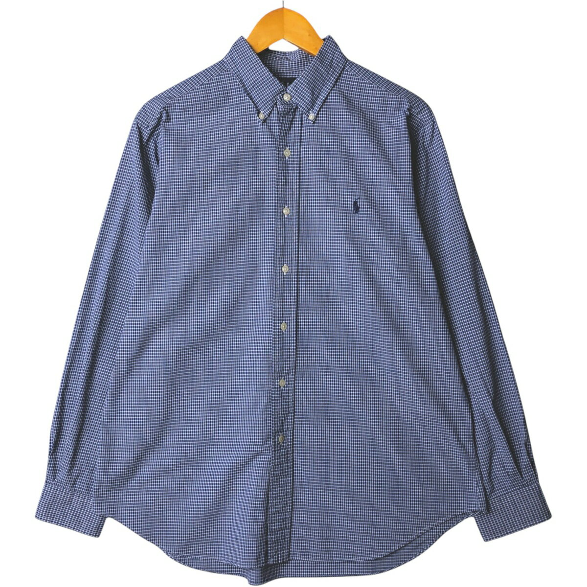 Rakuten - 古着 ラルフローレン Ralph Lauren CLASSIC FIT 長袖 ボタンダウンチェックシャツ メンズL相当 /eaa576703 【中古】 【250824】 【ss2601_10】