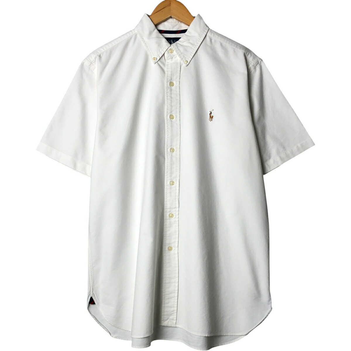 古着 ラルフローレン Ralph Lauren CLASSIC FIT 半袖 ボタンダウンシャツ メンズL相当 /eaa576757 【中古】 【250822】