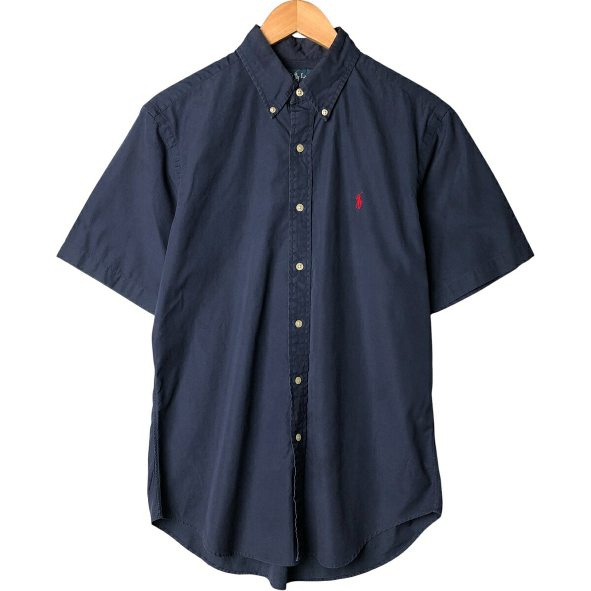 Rakuten - 古着 ラルフローレン Ralph Lauren CLASSIC FIT 半袖 ボタンダウンシャツ メンズM相当 /eaa576778 【中古】 【250820】