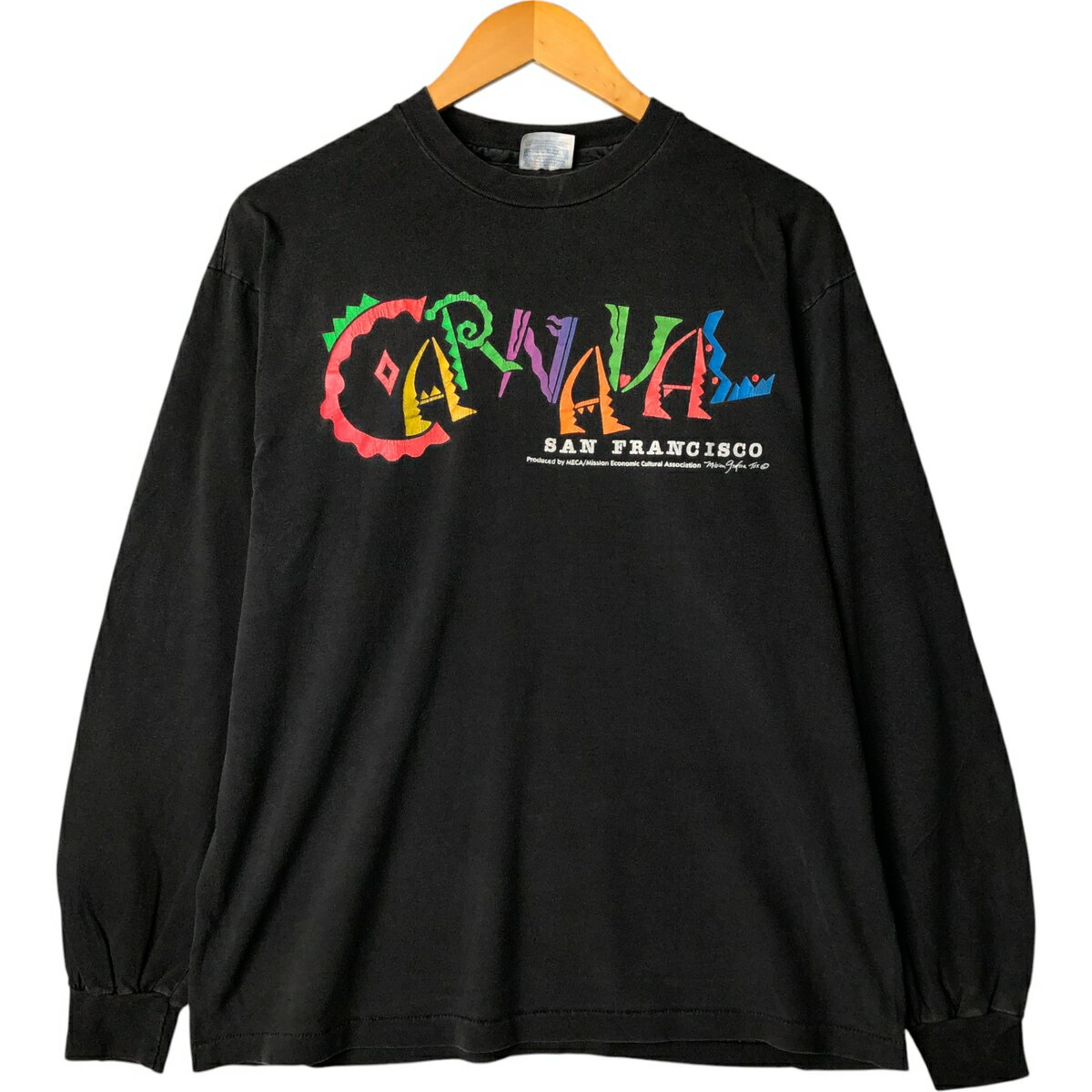 古着 80'S ヘインズ Hanes ロングTシャツ ロンT USA製 メンズL相当 ヴィンテージ /eaa576995 【中古】 【250816】 【ss2601_10】