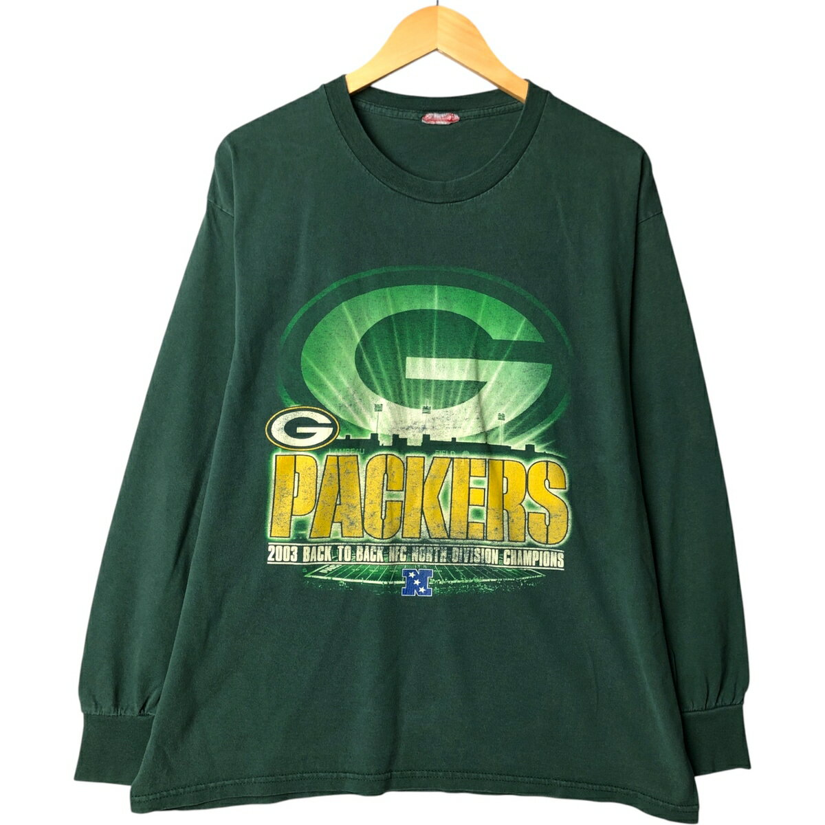 古着 00'S NFL GREEN BAY PACKERS グリーンベイパッカーズ ロングTシャツ ロンT メンズL相当 /eaa576999 【中古】 【250816】 【ss2601_10】