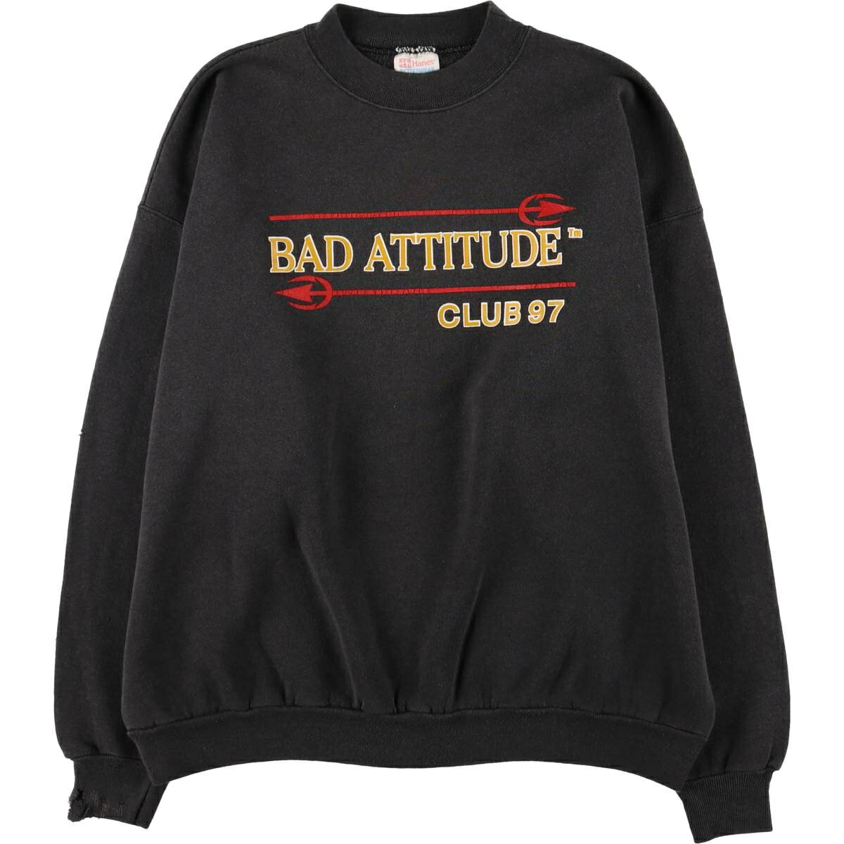 古着 90'S ヘインズ Hanes ACTIVEWEAR プリントスウェットシャツ トレーナー USA製 メンズXL相当 ヴィンテージ /eaa577171 【中古】 【250908】