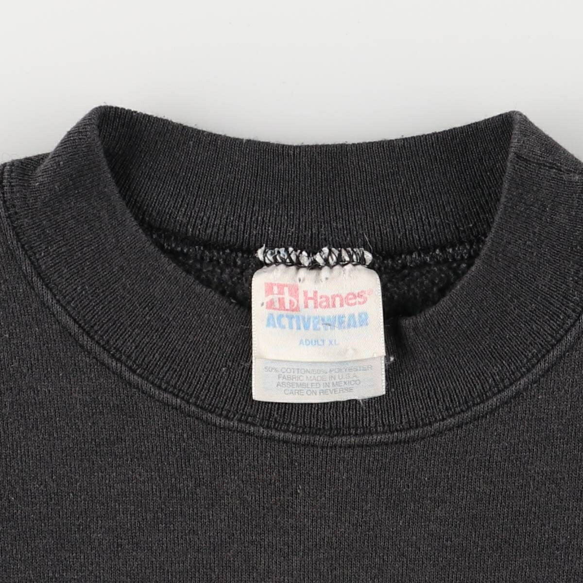 古着 90'S ヘインズ Hanes ACTIVEWEAR プリントスウェットシャツ トレーナー USA製 メンズXL相当 ヴィンテージ /eaa577171 【中古】 【250908】