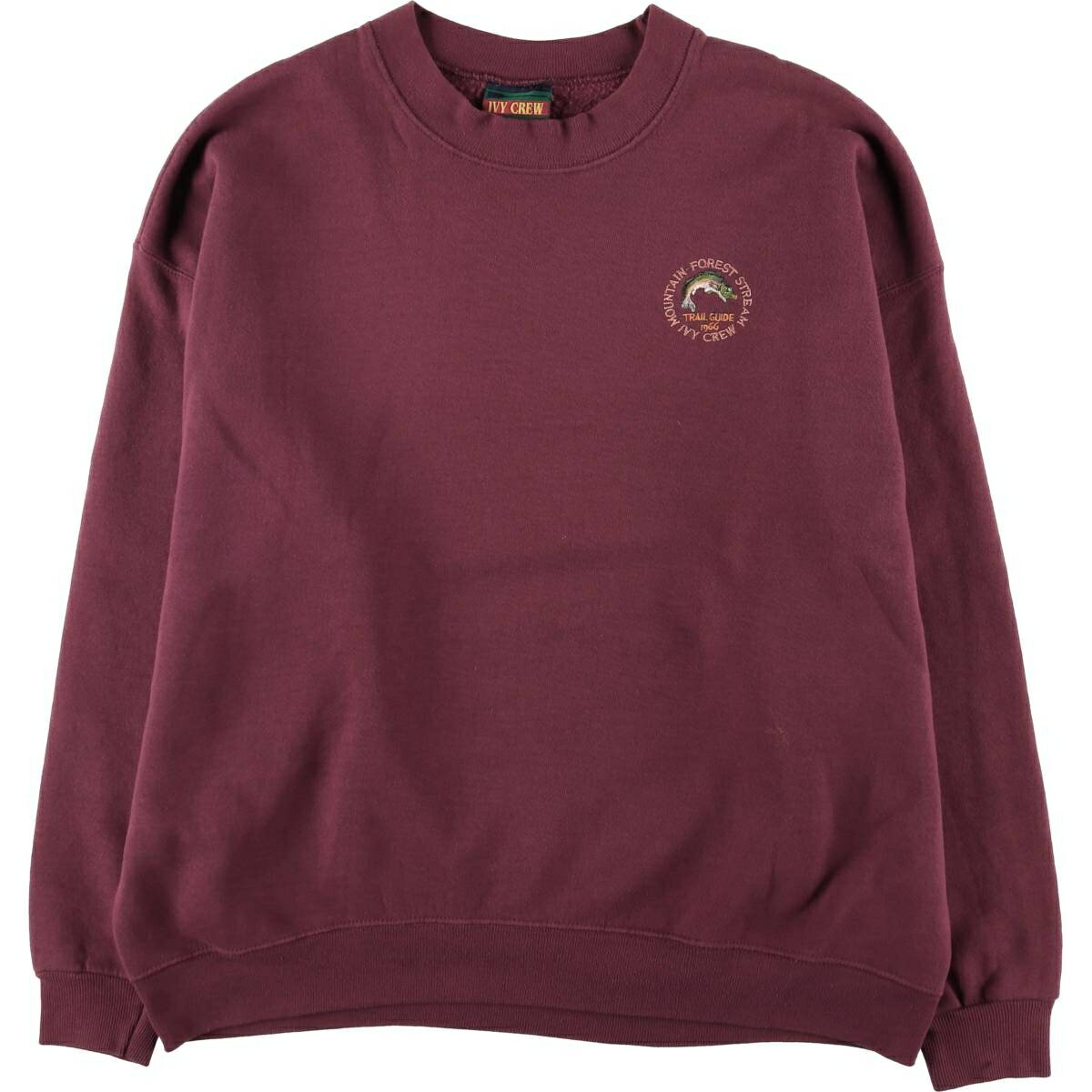 古着 IVY CREW ロゴスウェットシャツ トレーナー USA製 メンズXL相当 ヴィンテージ /eaa577176 【中古】 【250922】 【SS2603_10】(4.0)