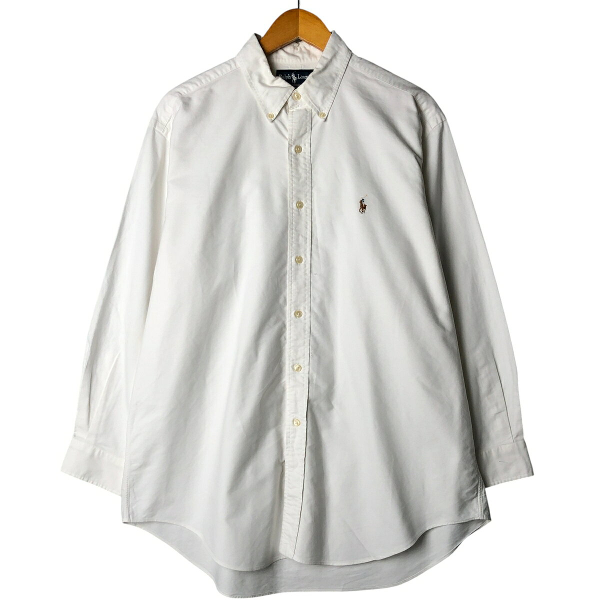 古着 ラルフローレン Ralph Lauren YARMOUTH 長袖 ボタンダウンシャツ メンズL相当 /eaa577344   