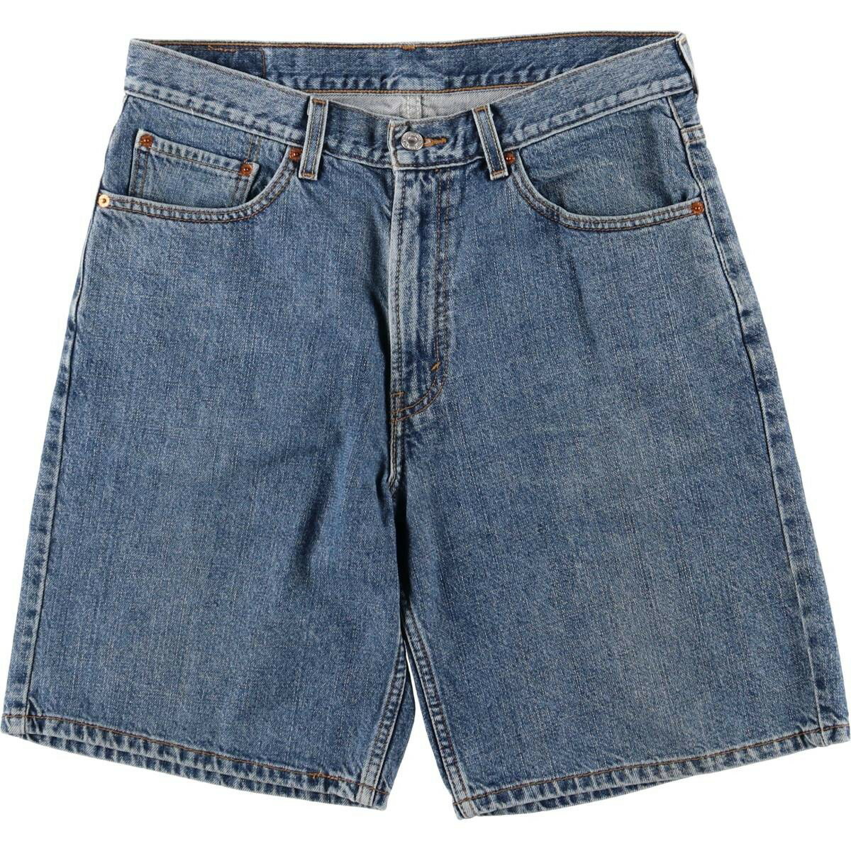 古着 リーバイス Levi's 550 RELAXED FIT デニムショーツ ハーフパンツ ジョーツ メンズw34相当 /eaa577462 【中古】 【250827】 ブルー系 春夏秋