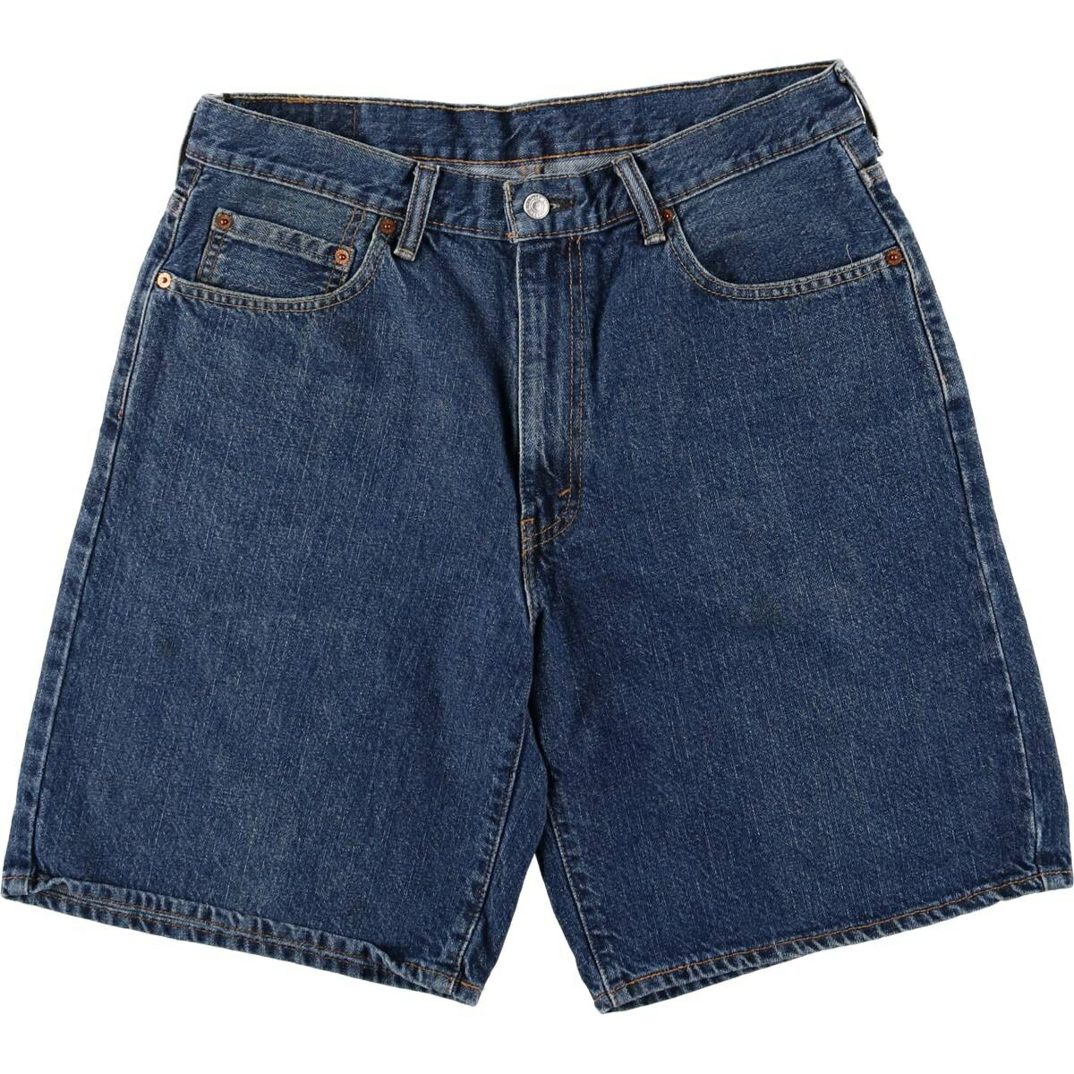 古着 リーバイス Levi's 550 デニムショーツ ハーフパンツ ジョーツ メンズw36相当 /eaa577463 【中古】 【250827】 ブルー系 春夏秋