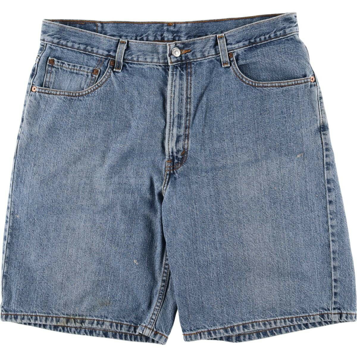 古着 00'S リーバイス Levi's 550 RELAXED FIT デニムショーツ ハーフパンツ ジョーツ メンズw37相当 /eaa577465 【中古】 【250827】 ブルー系 春夏秋