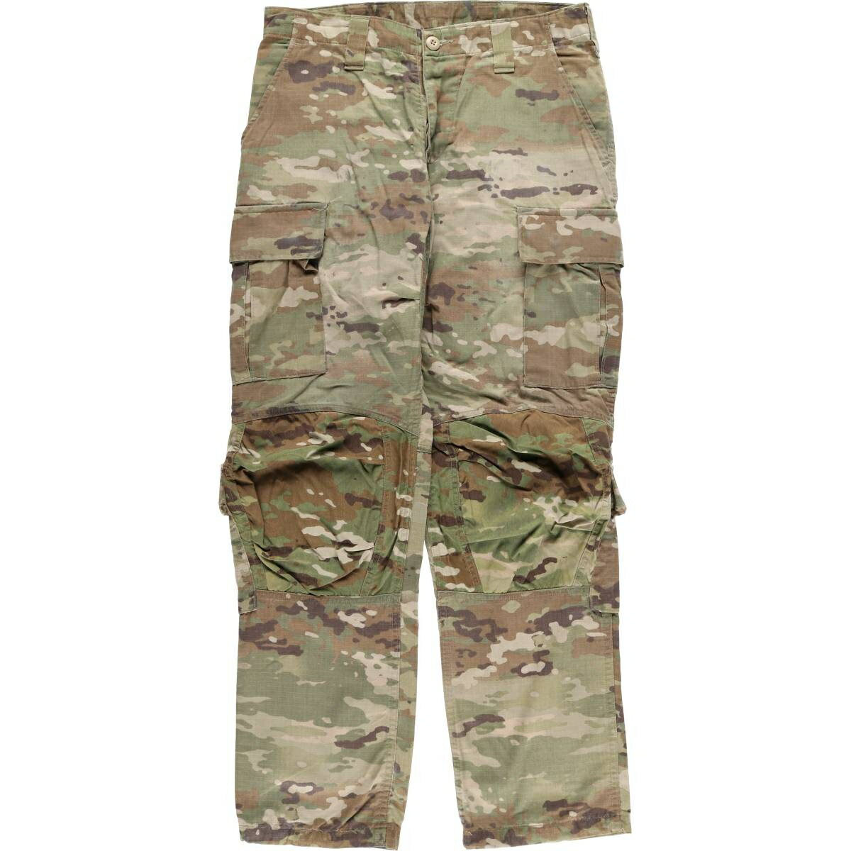 古着 米軍実品 迷彩柄 マルチカムカモ リップストップ ミリタリー カーゴパンツ コンバットパンツ USA製 MEDUM-REGULAR メンズw34相当 /eaa577699 【中古】 【250907】 【SS2606_30