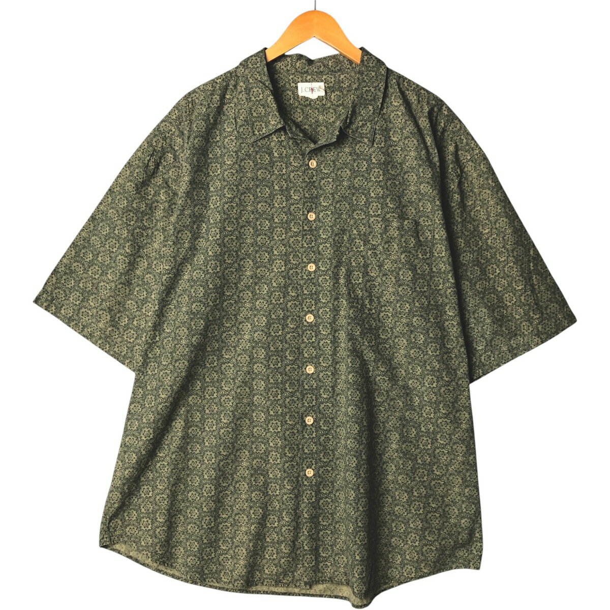 Rakuten - 古着 90'S ジェイクルー J.Crew 総柄 半袖 オープンカラー シャツ メンズXL相当 ヴィンテージ /eaa577735 【中古】 【250825】 【SS2606_30