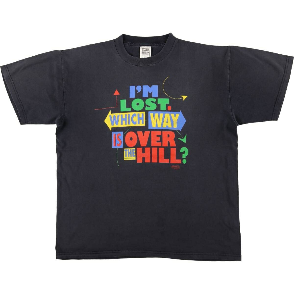 樂天商城 - 古着 SILVER MOUNTAIN メッセージプリントTシャツ メンズXL相当 /eaa577827 【中古】 【250826】 【SS2603_30】