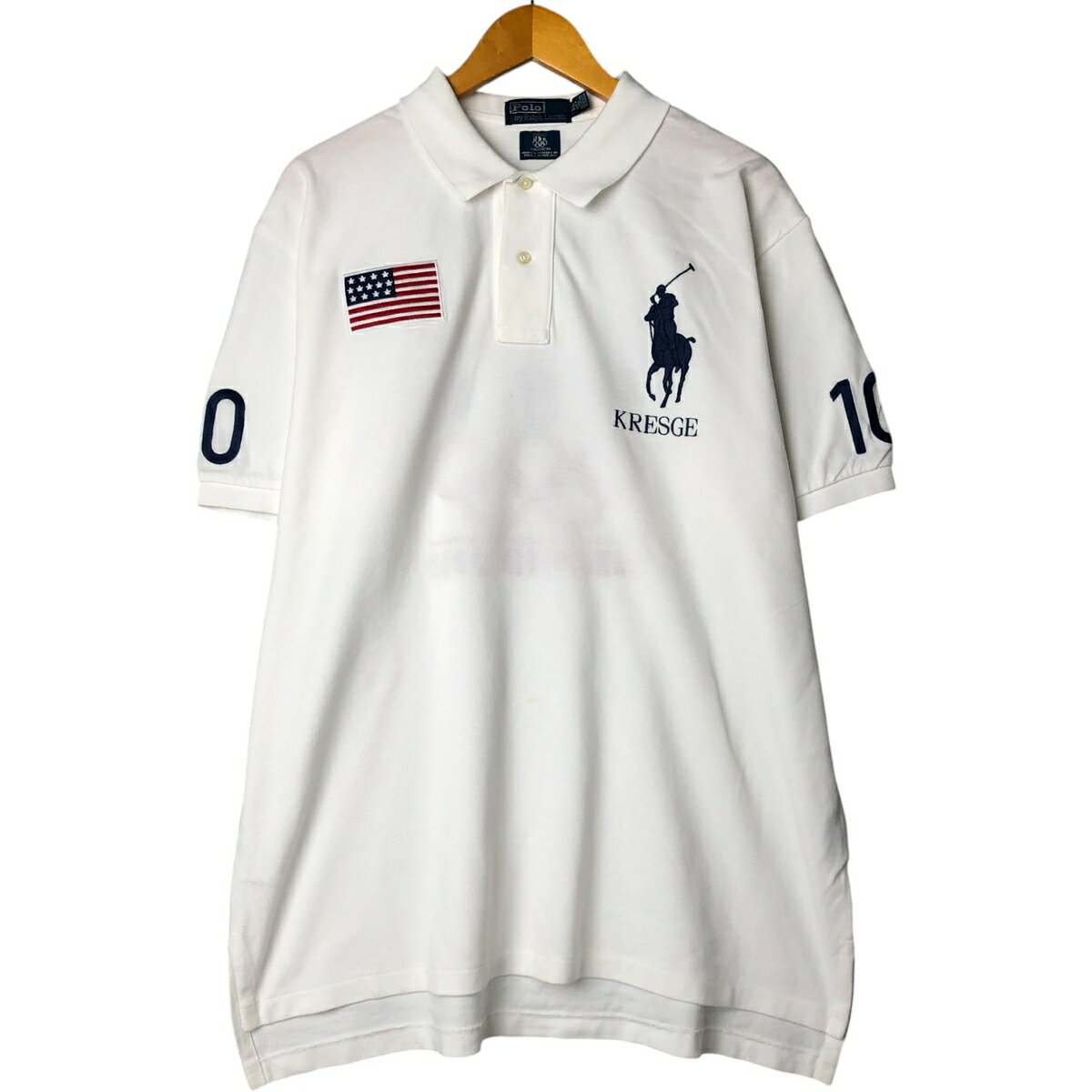 古着 ラルフローレン Ralph Lauren POLO by Ralph Lauren ビッグポニー バンクーバーオリンピック2010 半袖 ポロシャツ メンズXL相当 /eaa577873 【中古】 【250825】