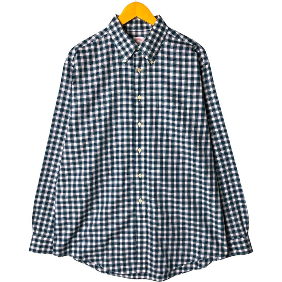 古着 ブルックスブラザーズ Brooks Brothers 346 長袖 ボタンダウンチェックシャツ メンズL相当 /eaa578013 【中古】 【250901】 【SS2..