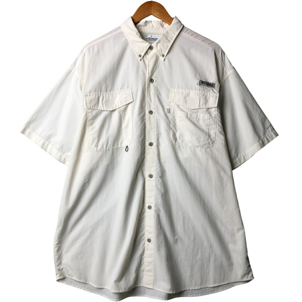 古着 コロンビア Columbia PFG OMNI-SHADE オムニシェイド ボタンダウン 半袖 フィッシングシャツ メンズXL相当 /eaa578077 【中古】 【250925】