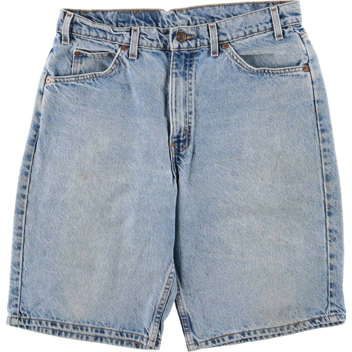 古着 90'S リーバイス Levi's 550 RELAXED FIT オレンジタブ デニムショーツ ハーフパンツ ジョーツ メンズw33相当 ヴィンテージ /eaa578308 【中古】 【250912】 ブルー系 春夏秋