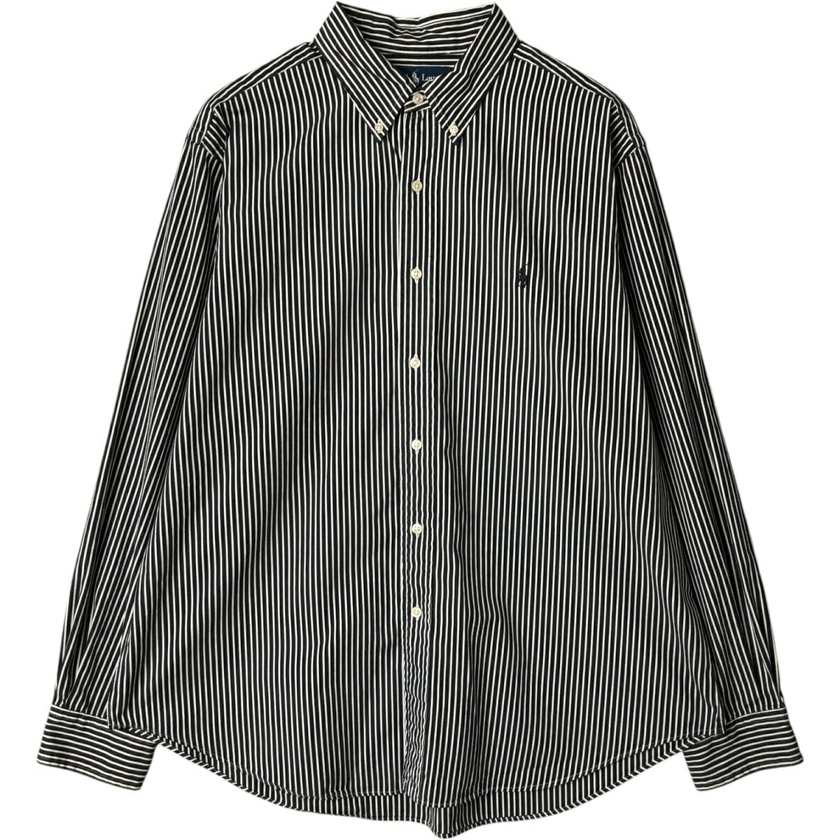 古着 ラルフローレン Ralph Lauren 長袖 ボタンダウンストライプシャツ メンズXL相当 /eaa578340 【中古】 【250913】 【NH-2508】 【s..