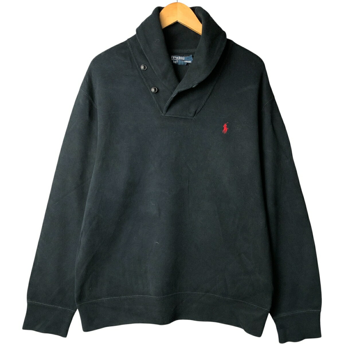 Rakuten - 古着 ラルフローレン Ralph Lauren POLO by Ralph Lauren ショールカラー ワンポイントロゴスウェットシャツ トレーナー メンズXL相当 /eaa578411 【中古】 【250919】 【ss2601_10】