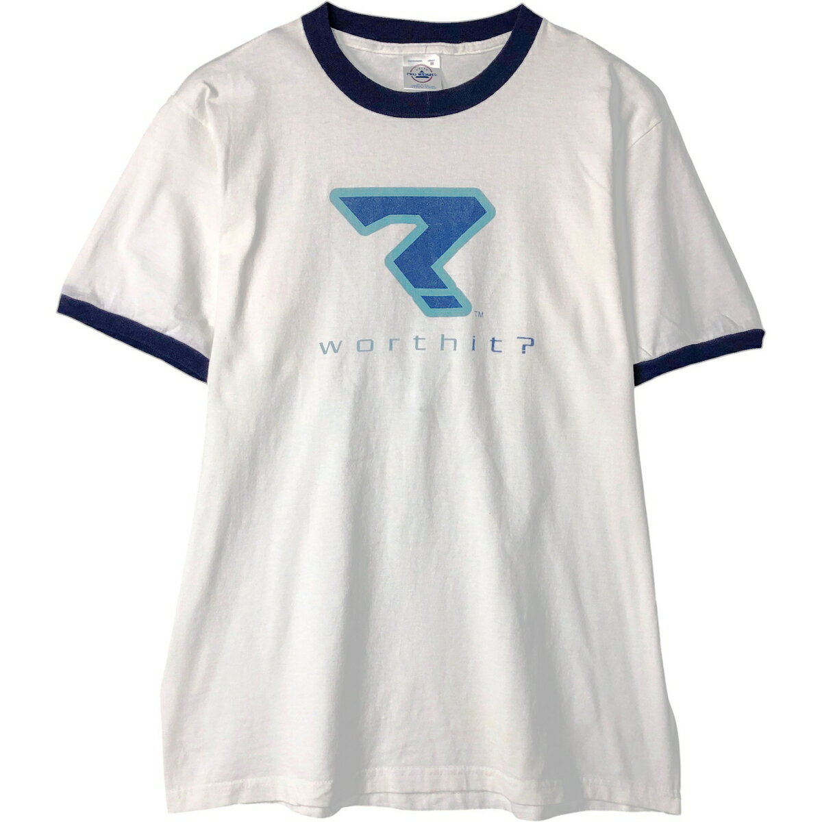 Short Sleeves - 古着 デルタ DELTA リンガーTシャツ メンズM相当 /eaa578555 【中古】 【250905】 【NH-2508】 ホワイト系 春夏秋