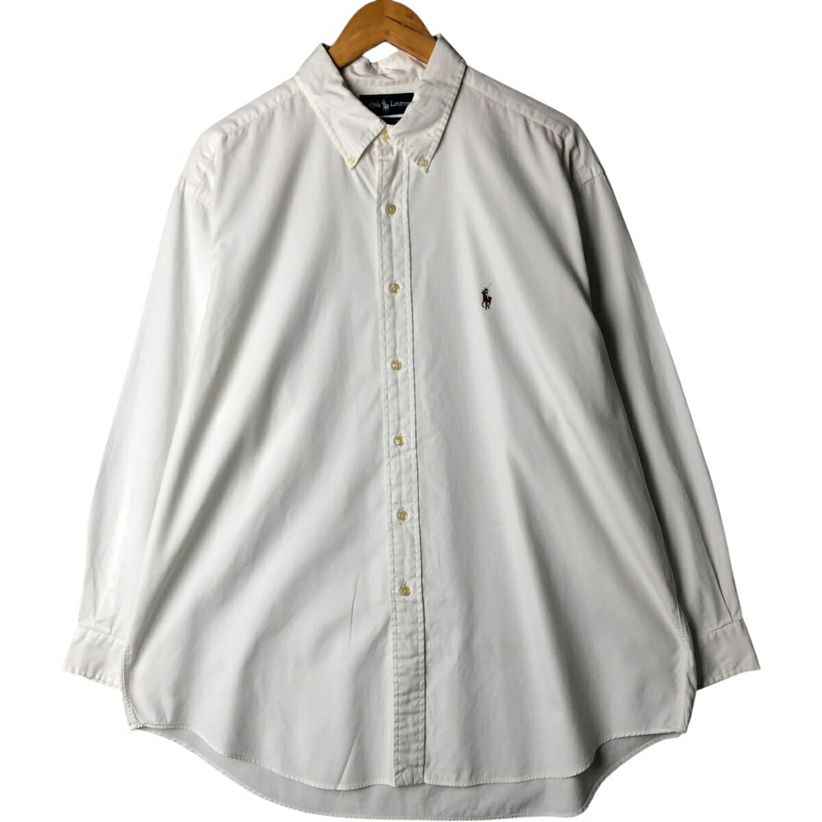 古着 ラルフローレン Ralph Lauren YARMOUTH 長袖 ボタンダウンシャツ メンズXL相当 /eaa578651   