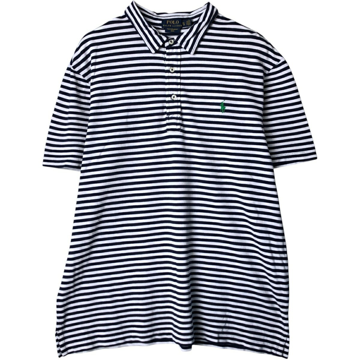古着 ラルフローレン Ralph Lauren POLO RALPH LAUREN FEATHERWEIGHT 半袖 ボーダ...