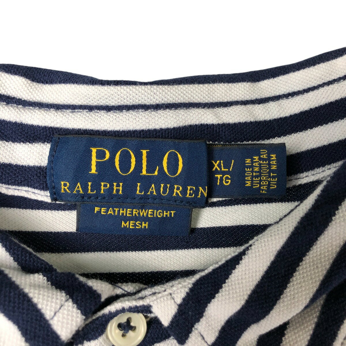 古着 ラルフローレン Ralph Lauren POLO RALPH LAUREN FEATHERWEIGHT 半袖 ボーダ...