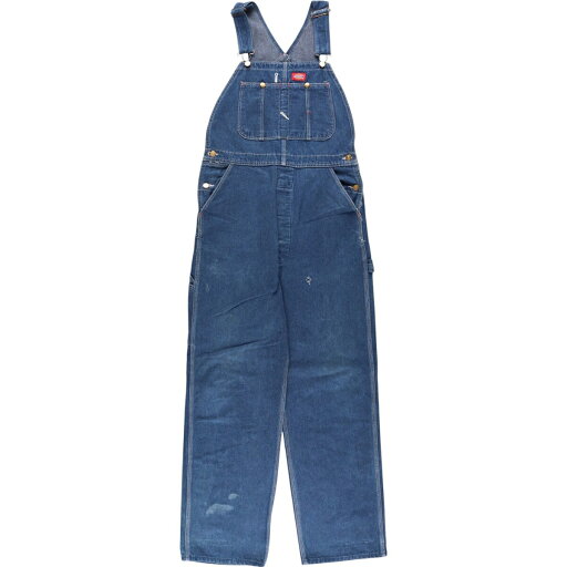 古着 ~90'S ディッキーズ Dickies デニムオーバーオール USA製 メンズw34相当 ヴィンテージ /eaa578942 【中古】 【250919】 古着 ~90'S ディッキーズ Dickies デニムオーバーオール USA製 メンズw34相当 ヴィンテージ /eaa578942 【中古】 【250919】