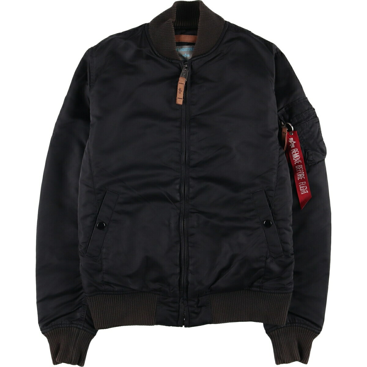 樂天商城 - 古着 民間品 アルファ ALPHA MA-1タイプ 中綿入り ミリタリー フライトジャケット メンズM相当 /eaa579152 【中古】 【251030】 【SS2603_10】