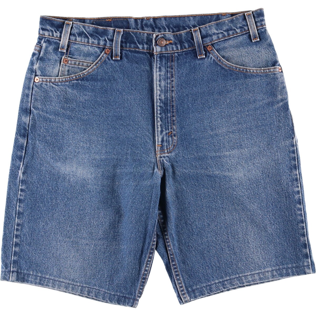 古着 90'S リーバイス Levi's 550 RELAXED FIT オレンジタブ デニムショーツ ショートパンツ USA製 メンズw36相当 ヴィンテージ /eaa579249 【中古】 【250905】 ブルー系 春夏秋