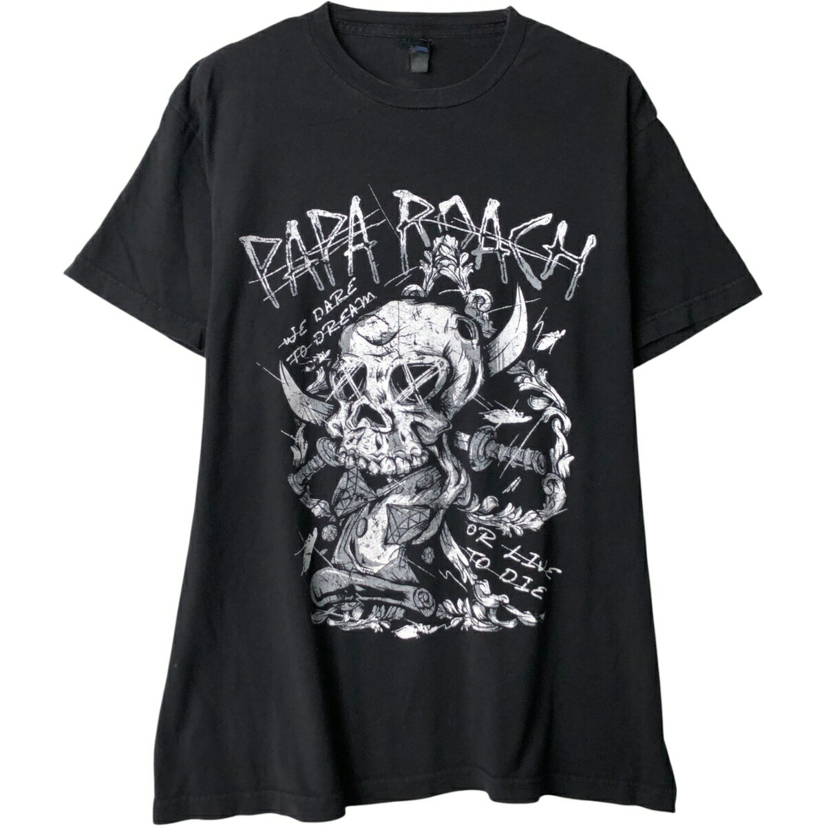 その他ブランド / 00s/PAPA ROACH/Tシャツ/L/コットン/BLK/プリント/M&O 楽天市場】パパローチ tシャツの通販