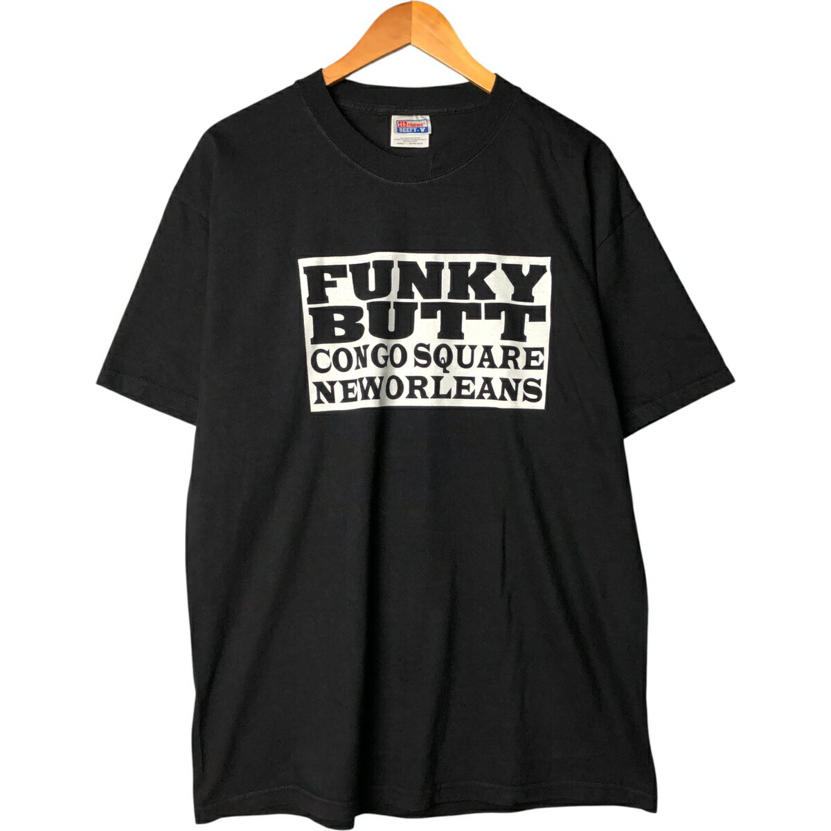 樂天商城 - 古着 90'S ヘインズ Hanes BEEFY-T メッセージプリントTシャツ メンズL相当 ヴィンテージ /eaa579376 【中古】 【250920】 【SS2603_30】