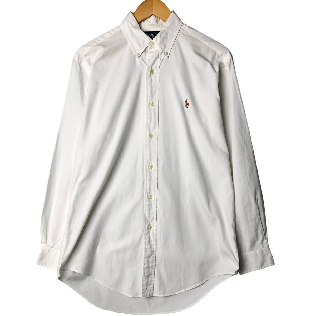 古着 ラルフローレン Ralph Lauren YARMOUTH 長袖 ボタンダウンシャツ メンズM相当 /eaa579393   