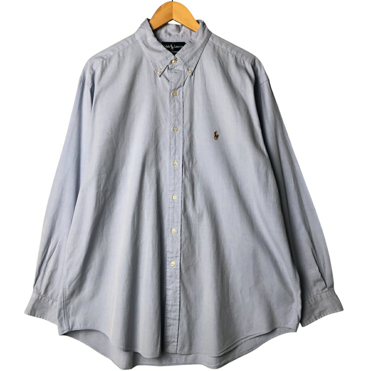 古着 ラルフローレン Ralph Lauren YARMOUTH 長袖 ボタンダウンシャツ メンズXL相当 /eaa579396   
